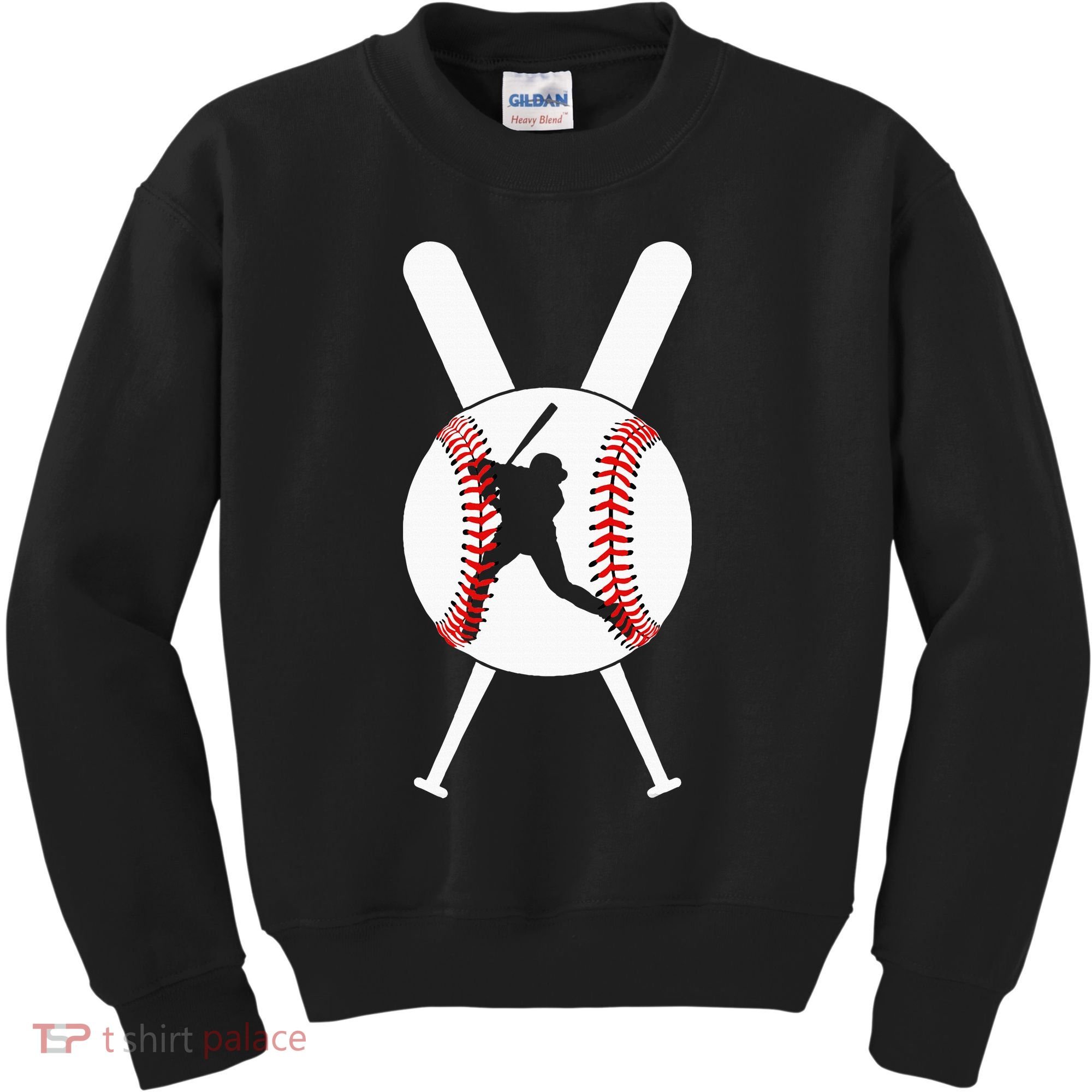 Cool Baseball Player Kids Sweatshirt
