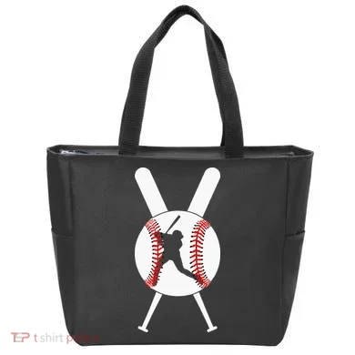 Cool Baseball Player Tote Bag