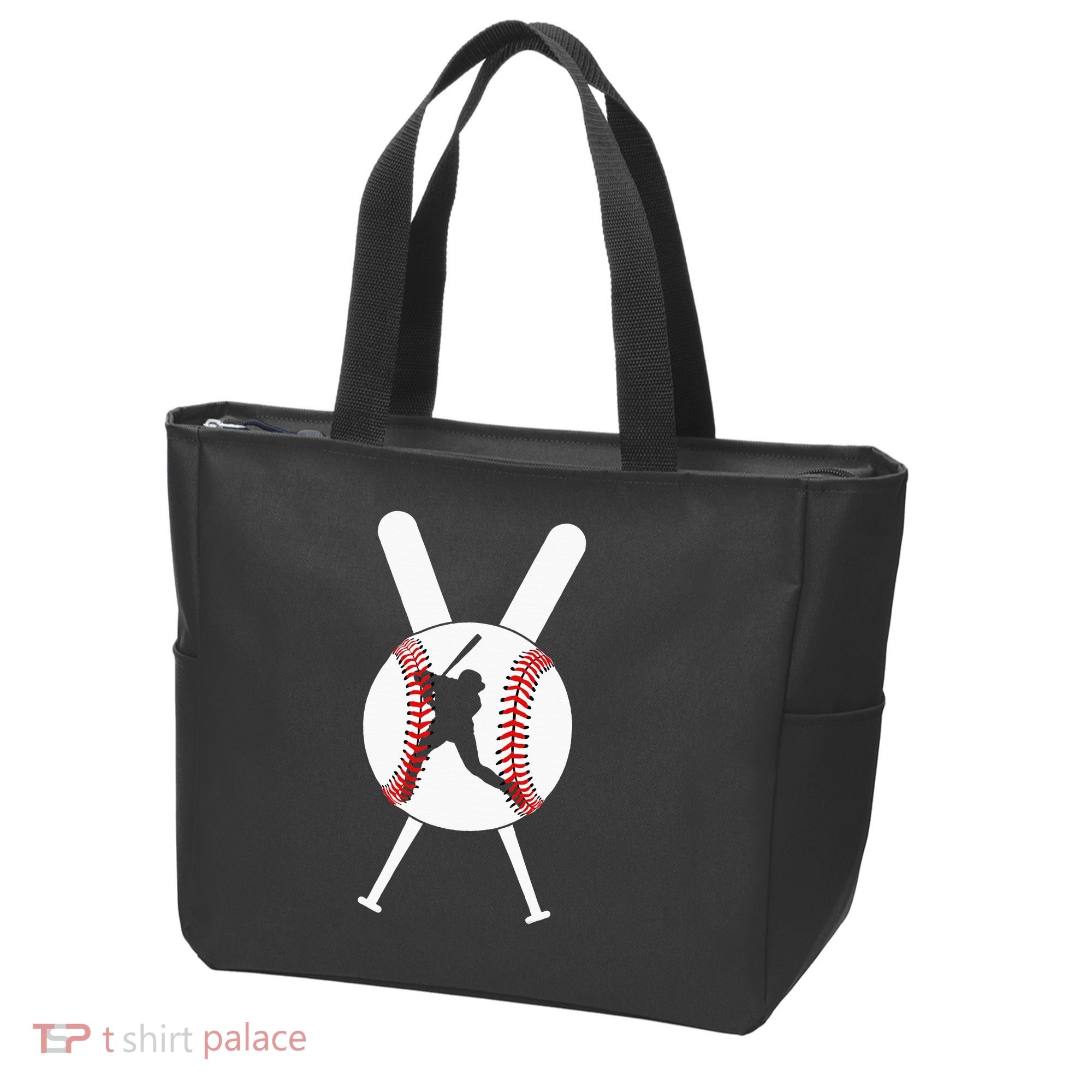 Cool Baseball Player Tote Bag