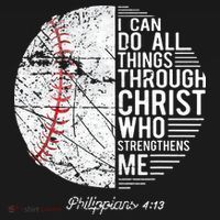 Christian Baseball Philippians Religious Gifts Women's Hoodie thumb 2