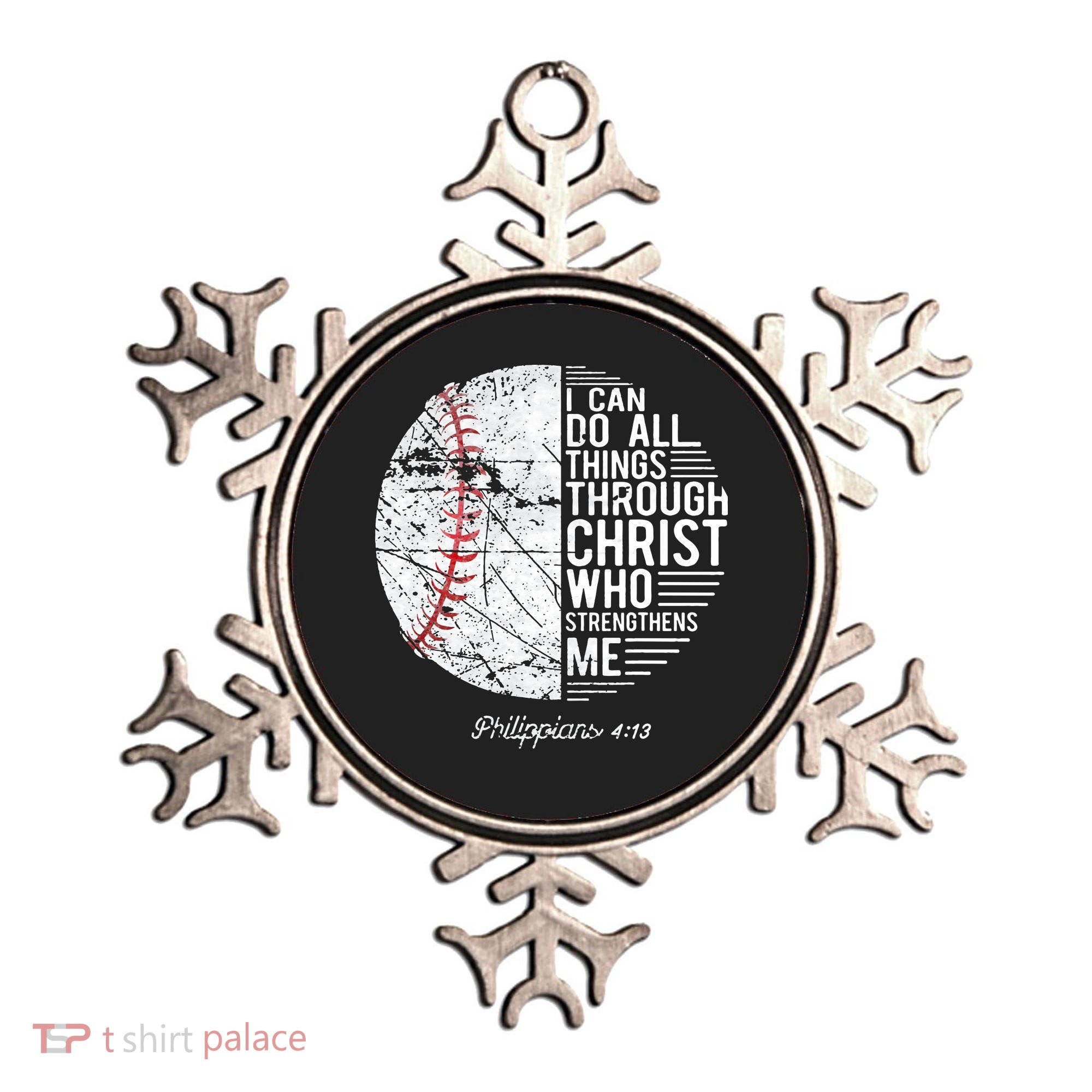 Christian Baseball Philippians Religious Gifts Ornament