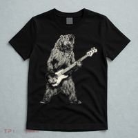 Cute Bear Playing Guitar Gift Guitar Lover T-Shirt thumb 5