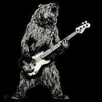 Cute Bear Playing Guitar Gift Guitar Lover Mousepad thumb 1