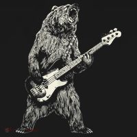 Cute Bear Playing Guitar Gift Guitar Lover Toddler T-Shirt thumb 4
