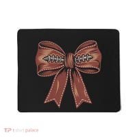 Coquette Bow Pumpkin American Football Autumn Thanksgiving Mousepad thumb 0