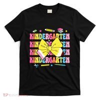 Coquette Bow Pencil Retro Kindergarten Funny Back To School T-Shirt thumb 0