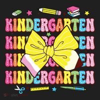 Coquette Bow Pencil Retro Kindergarten Funny Back To School Hat thumb 2