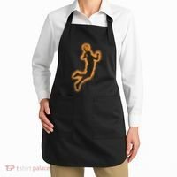 Cute Basketball Player Print Women Basketball Apron thumb 2