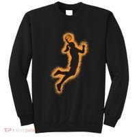 Cute Basketball Player Print Women Basketball Sweatshirt thumb 0