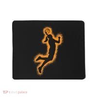 Cute Basketball Player Print Women Basketball Mousepad thumb 0