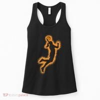 Cute Basketball Player Print Women Basketball Women's Tank Top thumb 0