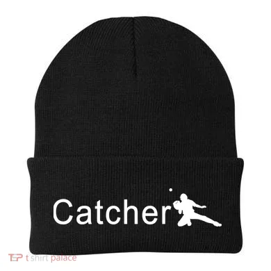 Catcher Baseball Player Beanie