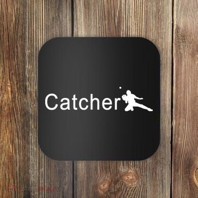 Catcher Baseball Player Coaster