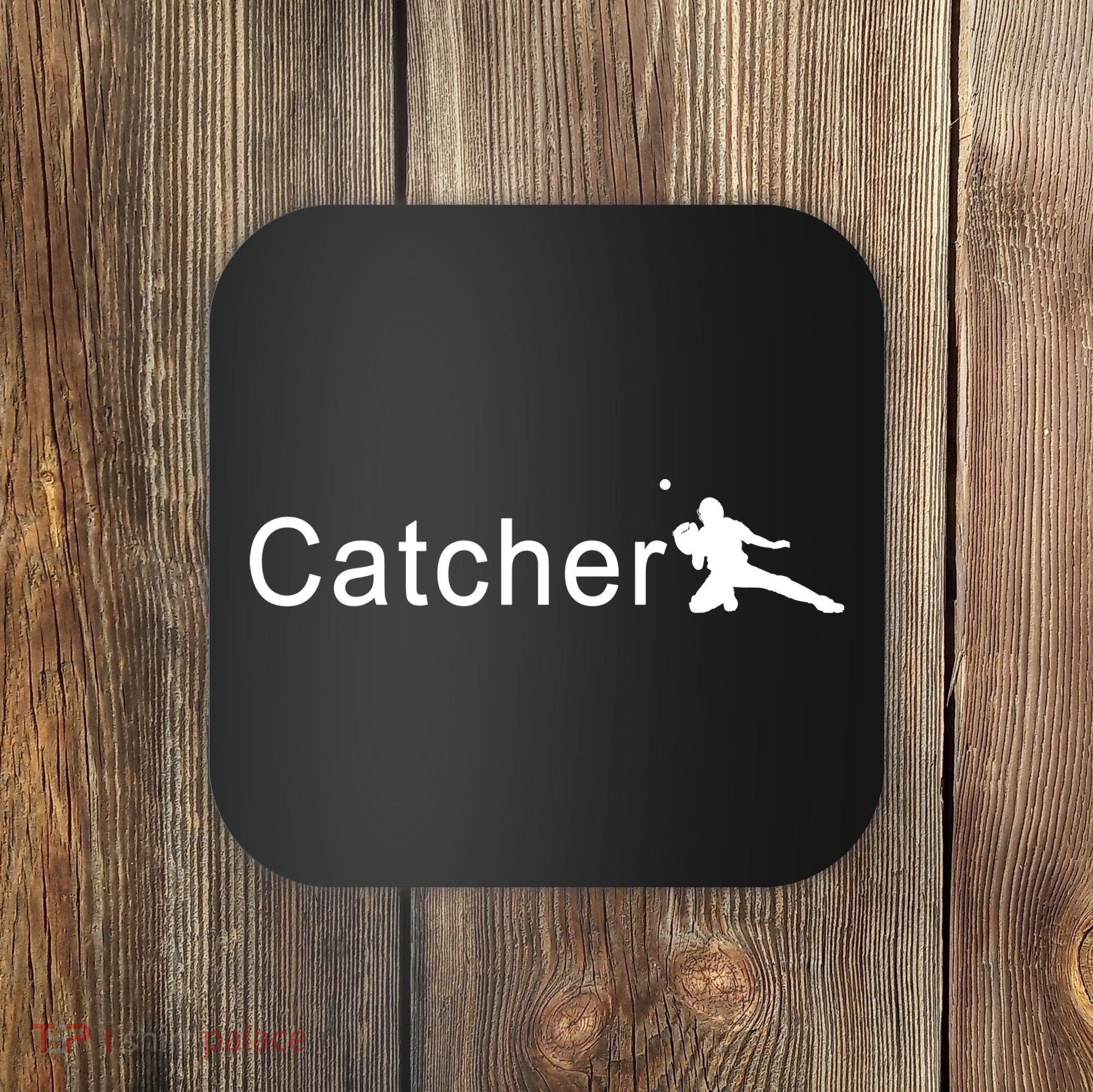 Catcher Baseball Player Coaster