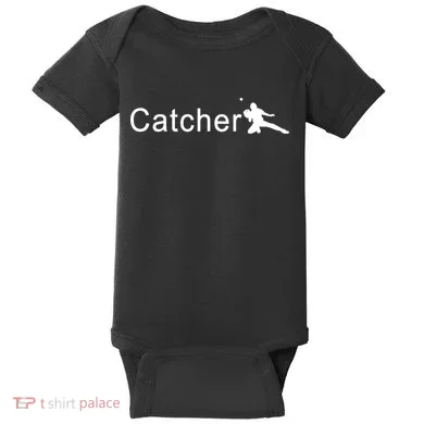Catcher Baseball Player Baby Bodysuit