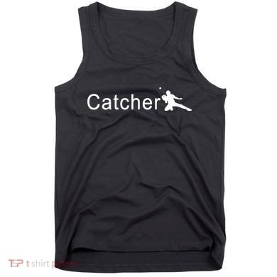 Catcher Baseball Player Tank Top