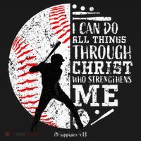 Cool Baseball Player Christian Bible Verse Visor thumb 3