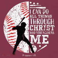 Cool Baseball Player Christian Bible Verse 16oz Travel Tumbler thumb 2