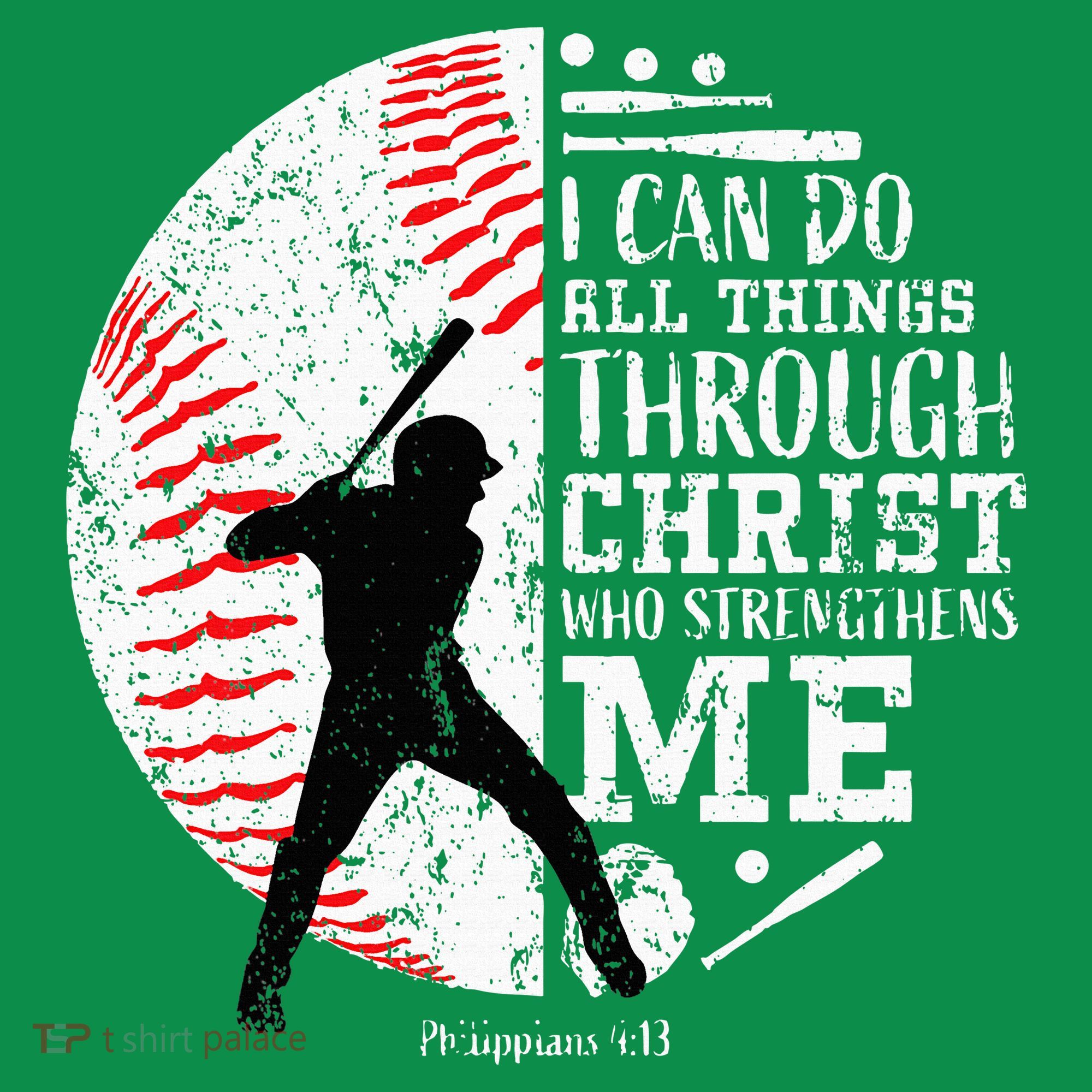 Cool Baseball Player Christian Bible Verse Coaster