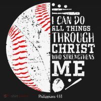 Cool Baseball Player Gifts Christian Bible Verse T-Shirt thumb 7