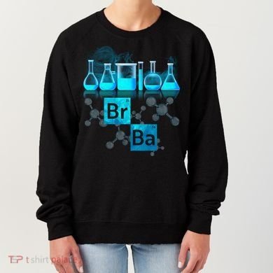 Chemistry Beakers Periodic Table Elements Br Ba Women's Sweatshirt