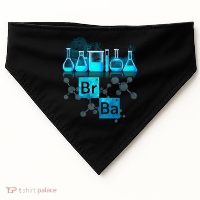 Chemistry Beakers Periodic Table Elements Br Ba USA-Made Doggie Bandana