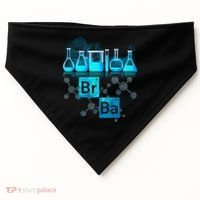 Chemistry Beakers Periodic Table Elements Br Ba USA-Made Doggie Bandana thumb 0