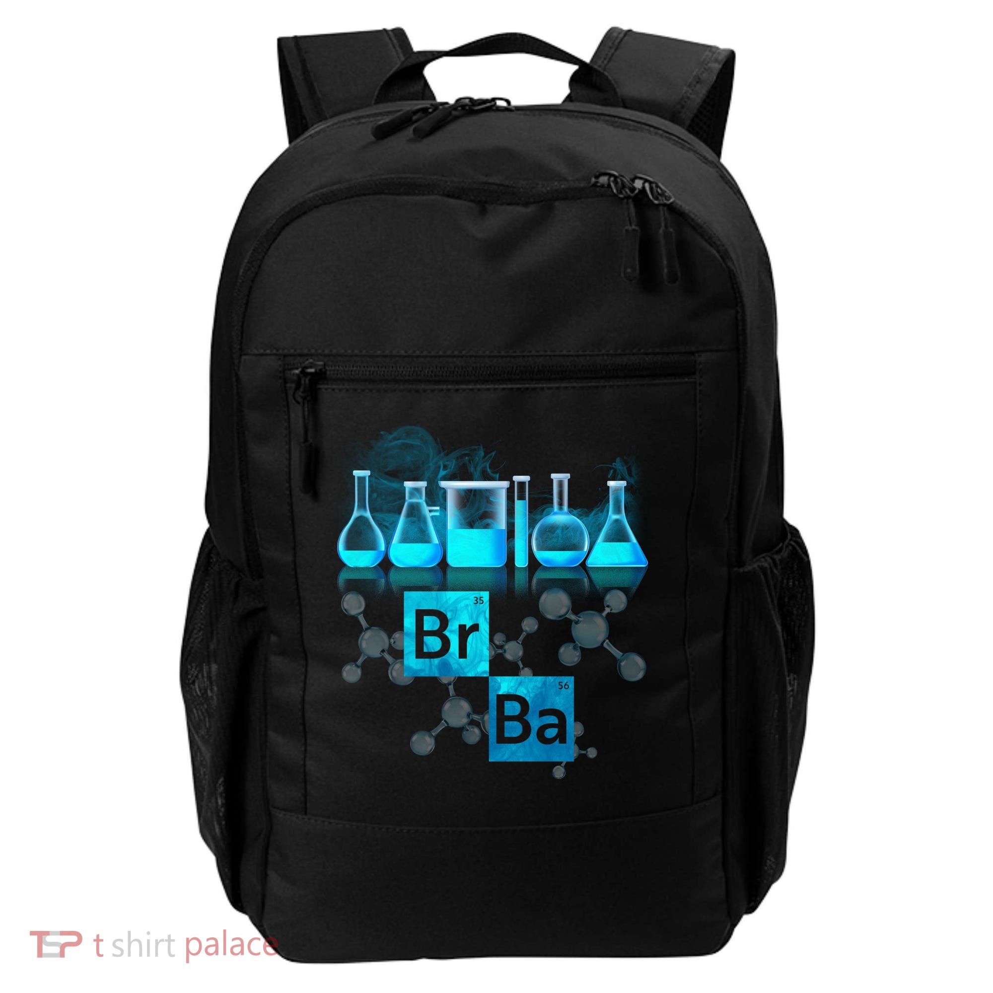 Chemistry Beakers Periodic Table Elements Br Ba Backpack