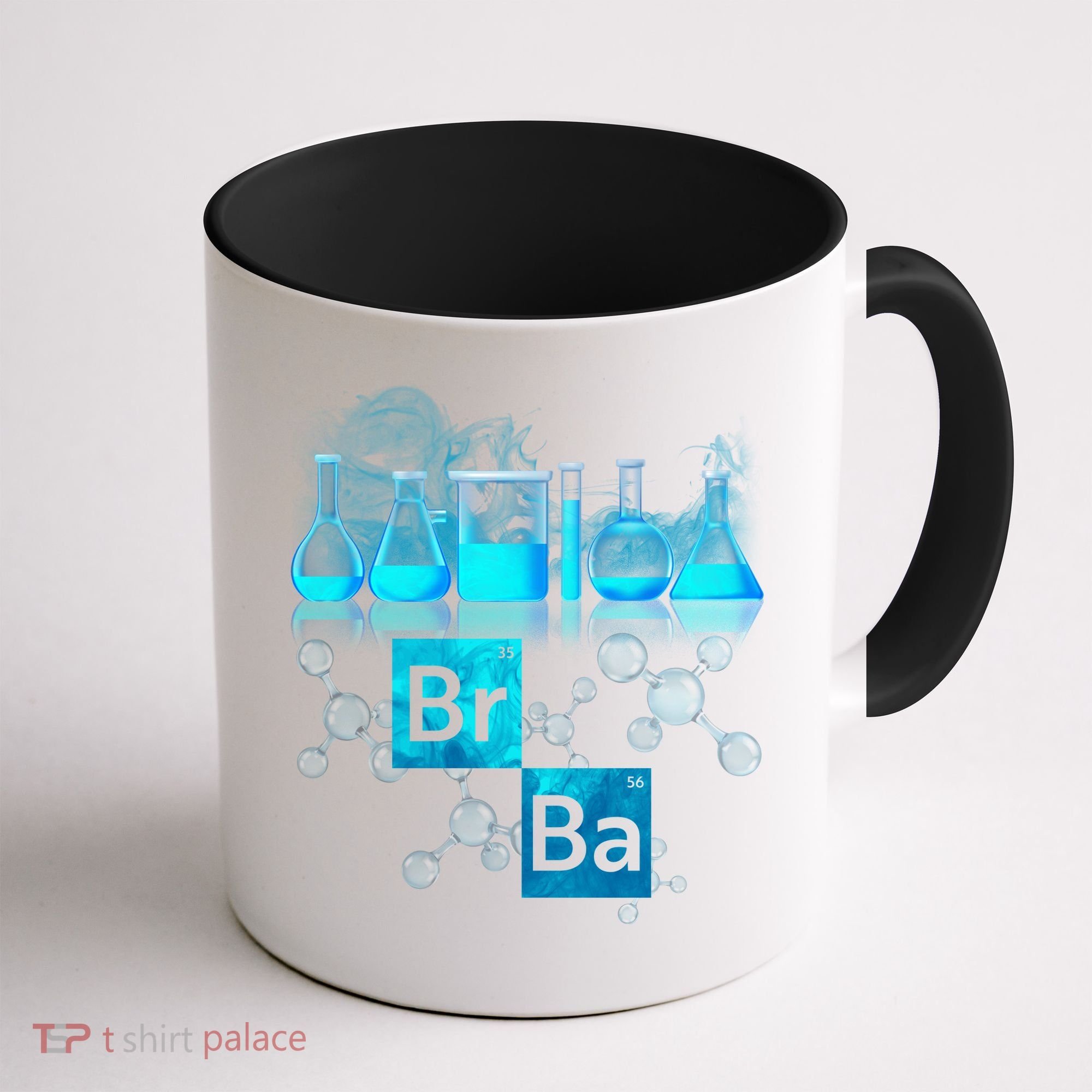 Chemistry Beakers Periodic Table Elements Br Ba Coffee Mug