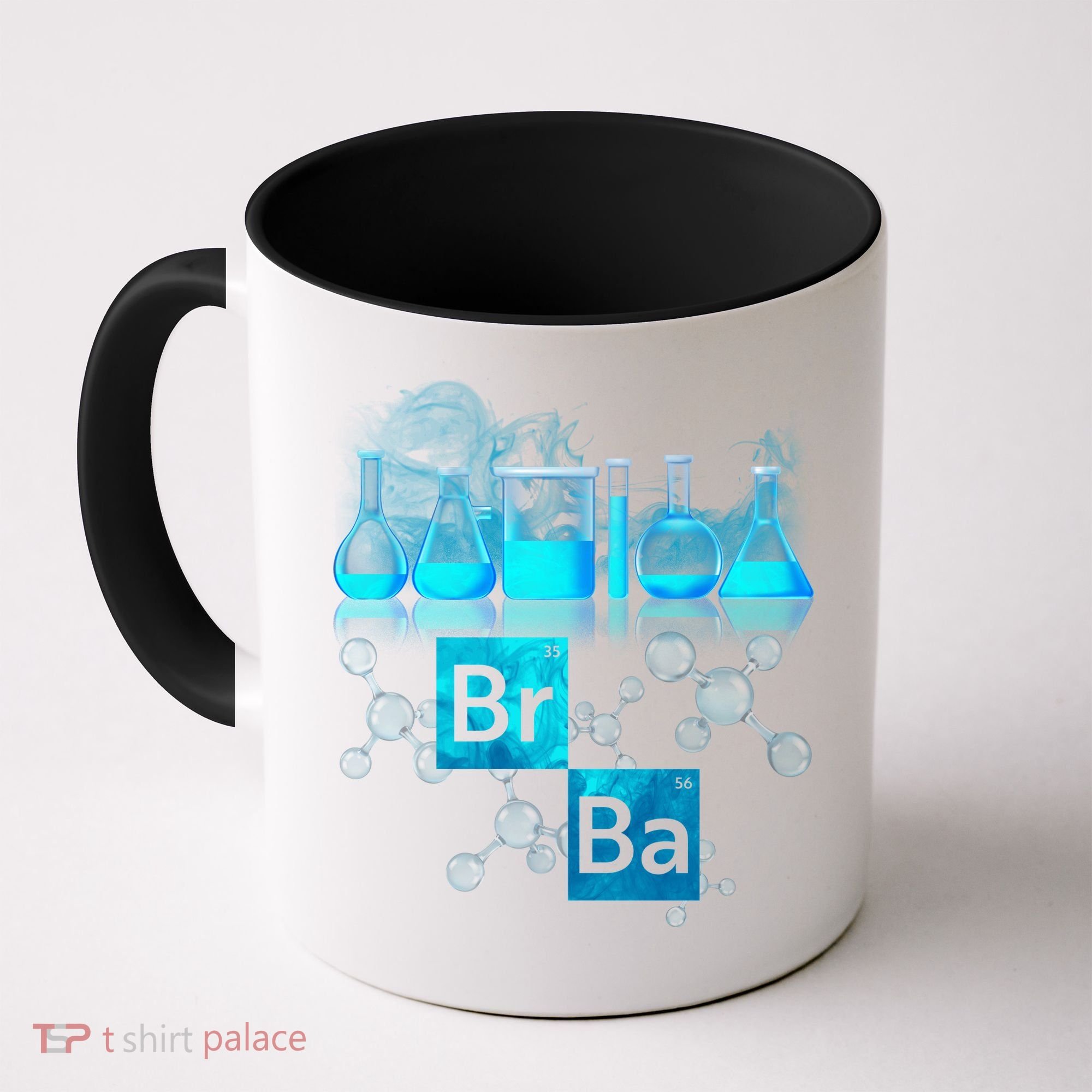 Chemistry Beakers Periodic Table Elements Br Ba Coffee Mug