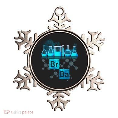 Chemistry Beakers Periodic Table Elements Br Ba Ornament