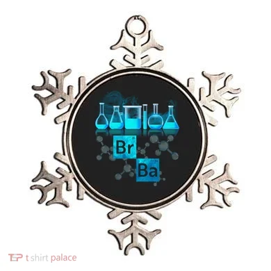 Chemistry Beakers Periodic Table Elements Br Ba Ornament