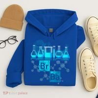 Chemistry Beakers Periodic Table Elements Br Ba Hoodie thumb 4