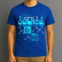 Chemistry Beakers Periodic Table Elements Br Ba T-Shirt thumb 3