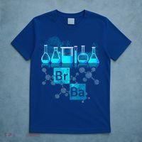 Chemistry Beakers Periodic Table Elements Br Ba T-Shirt thumb 5