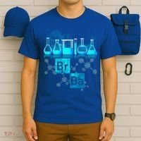 Chemistry Beakers Periodic Table Elements Br Ba T-Shirt thumb 6