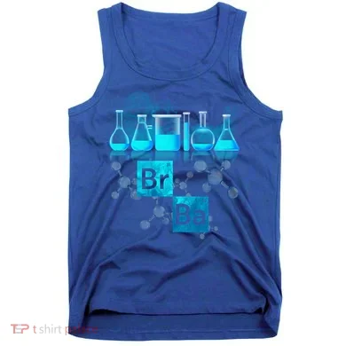Chemistry Beakers Periodic Table Elements Br Ba Tank Top
