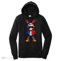 Cool Bunny Puerto Rican Flag Vibes Boricua  Women's Hoodie thumb 0