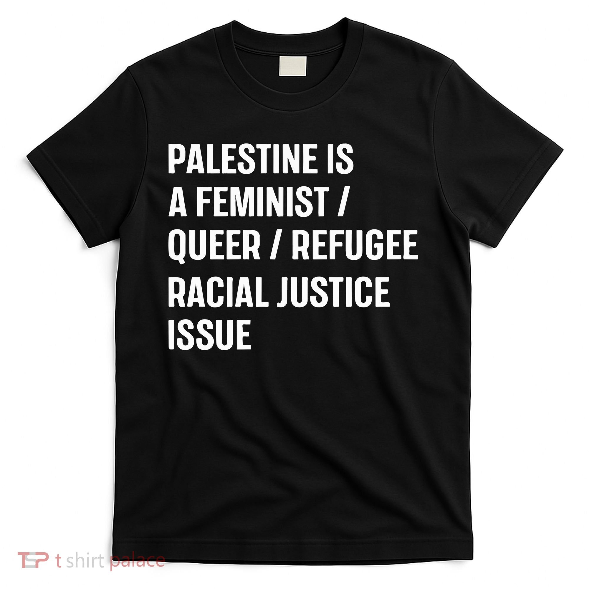 Cory Booker Palestine Is A Feminist Queer Refugee Racial Justice Issue T-Shirt
