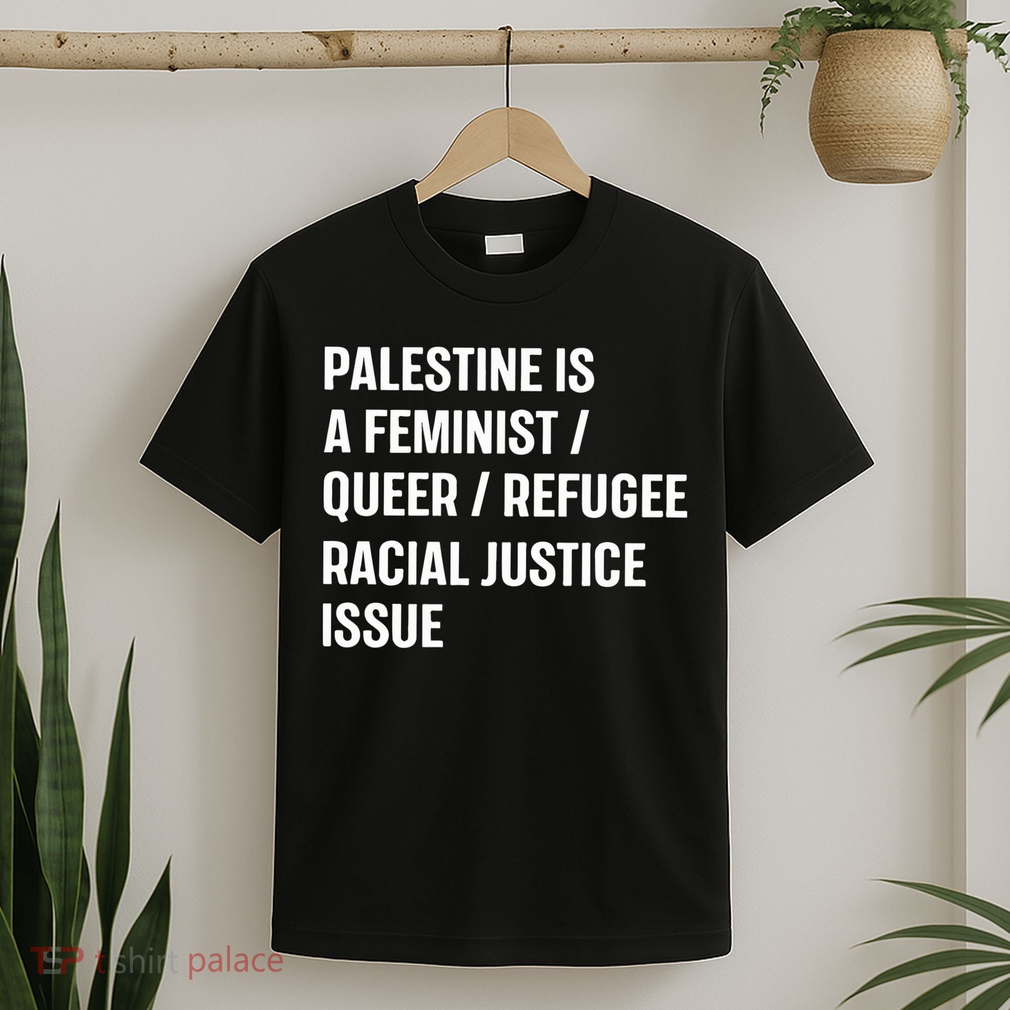 Cory Booker Palestine Is A Feminist Queer Refugee Racial Justice Issue T-Shirt