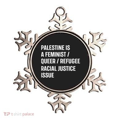 Cory Booker Palestine Is A Feminist Queer Refugee Racial Justice Issue Ornament