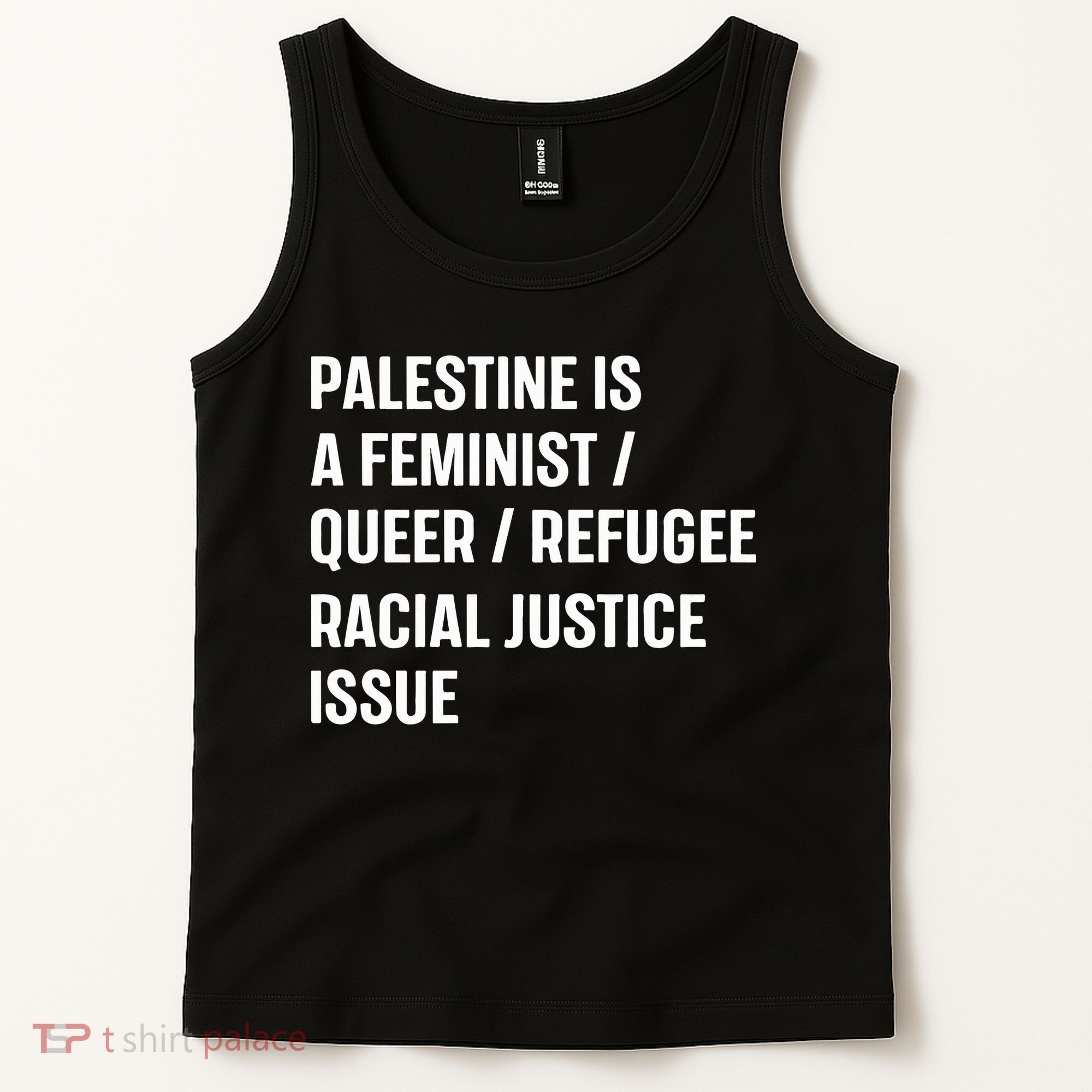 Cory Booker Palestine Is A Feminist Queer Refugee Racial Justice Issue Tank Top