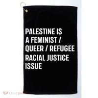 Cory Booker Palestine Is A Feminist Queer Refugee Racial Justice Issue Golf Towel thumb 0