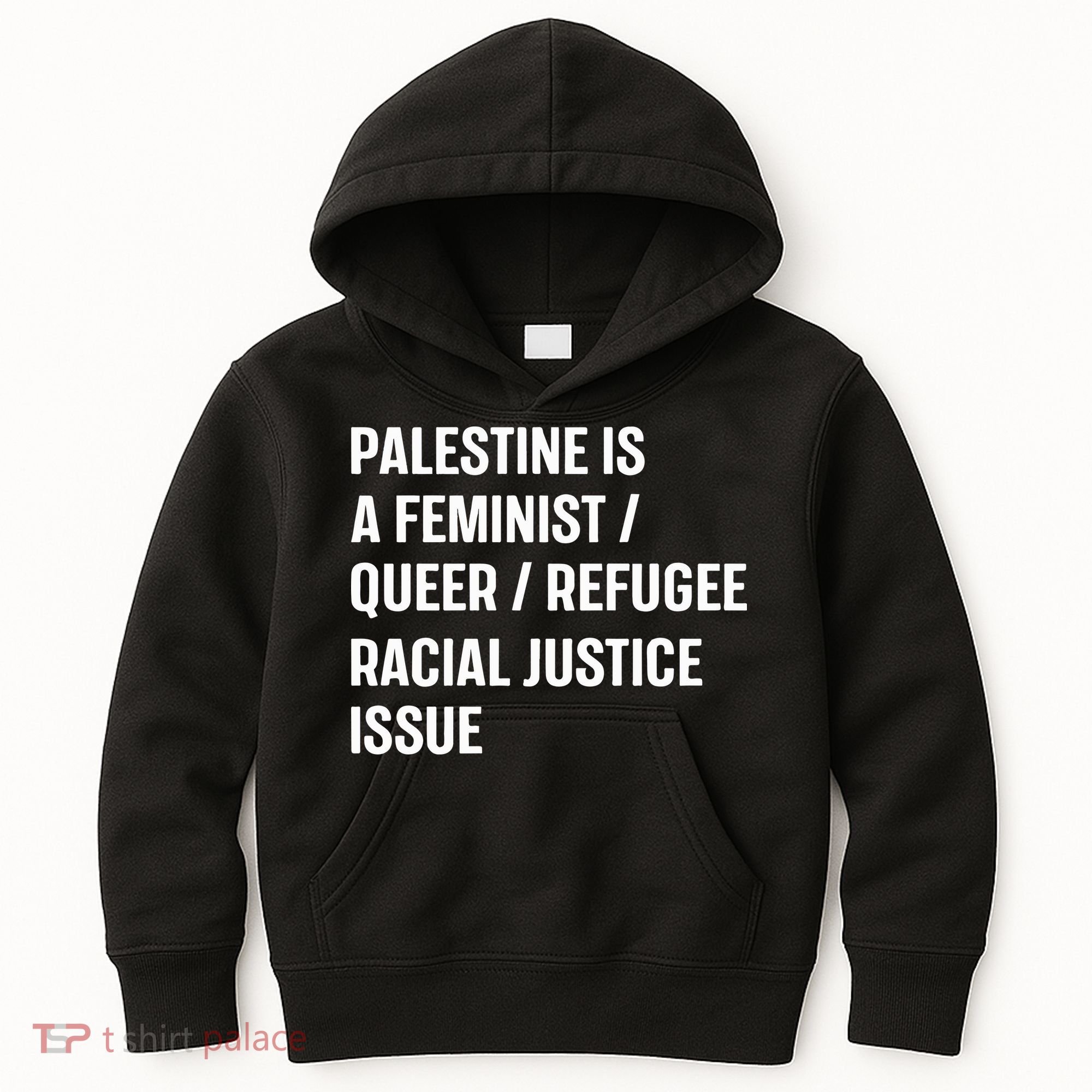 Cory Booker Palestine Is A Feminist Queer Refugee Racial Justice Issue Kids Hoodie