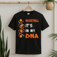Cute Basketball Playing Basketball Is In My Dna Basketball Lover T-Shirt thumb 2