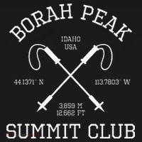 Climbed Borah Peak Summit Club Hike Idaho Usa Hiking T-Shirt thumb 7