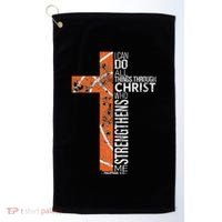 Christian Basketball Player Religious Team Coach Golf Towel thumb 0