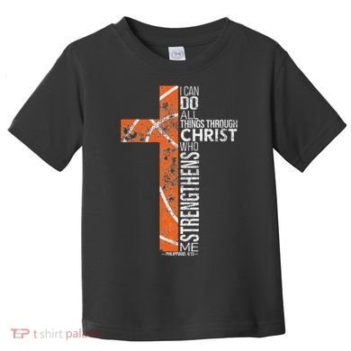 Christian Basketball Player Religious Team Coach Toddler T-Shirt