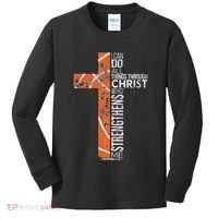 Christian Basketball Player Religious Team Coach Kids Long Sleeve Shirt thumb 0