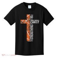 Christian Basketball Player Religious Team Coach Kids T-Shirt thumb 0